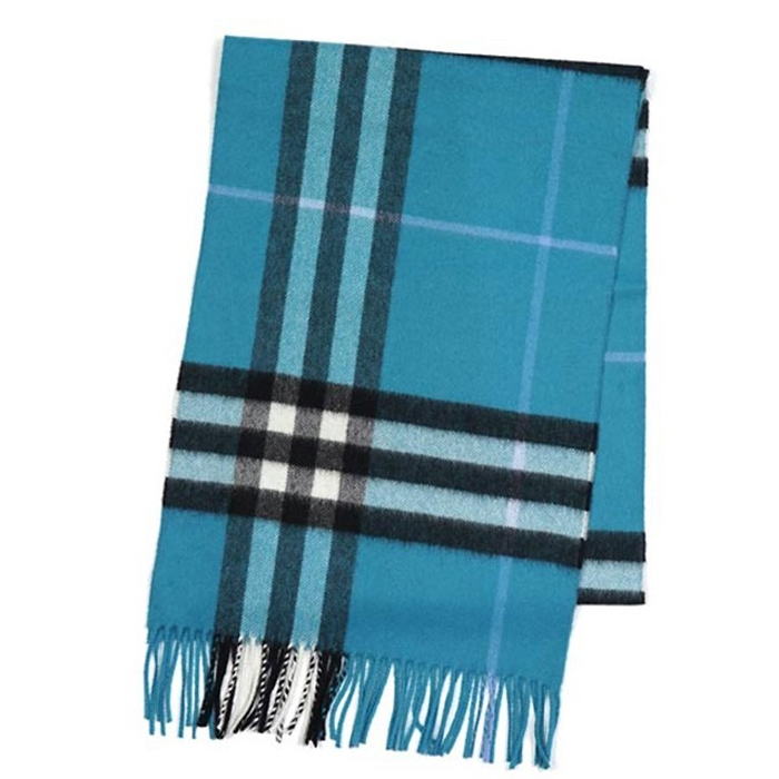 Image 1 of BURBERRY scarf check Blue 3978135
