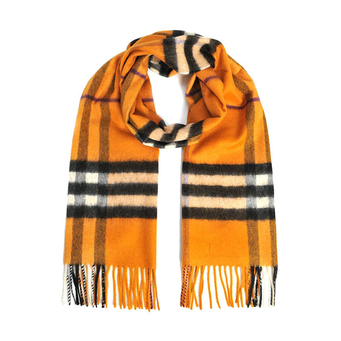 Image 1 of BURBERRY MUFFLER CASHMERE SCARF 3953992 COOR