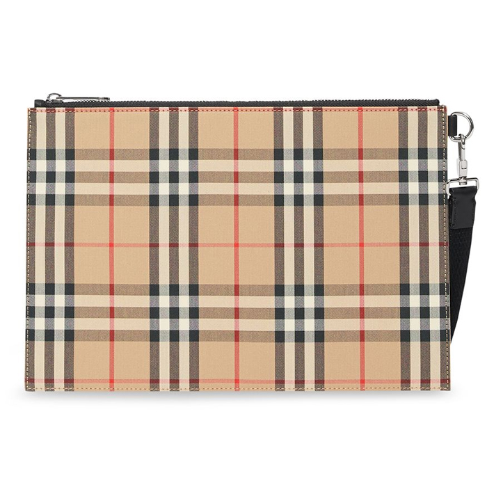 Image 1 of バーバリー バッグ 8014989ARBE Vintage Check Cotton Zip Pouch