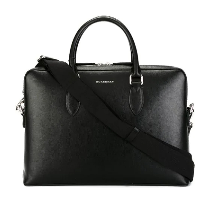Image 1 of バーバリーバッグ 3998951BLK Slim Barrow in London Leather
