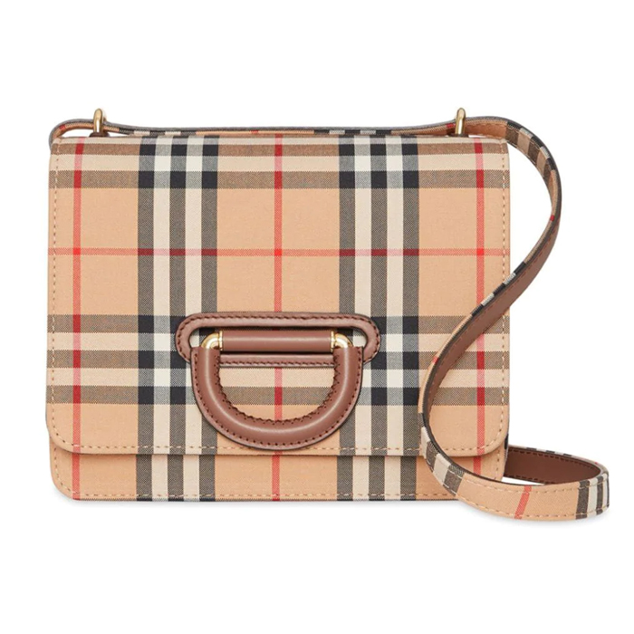 Image 1 of BURBERRY BAG　バーバリーバッグ 8010585ARBE The Small Vintage Check D-ring Bag