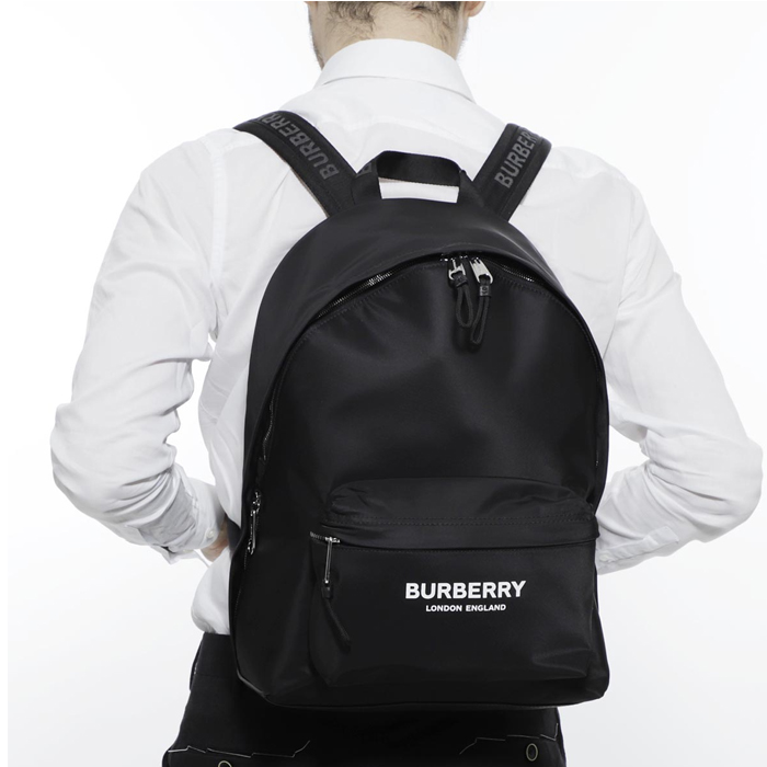 Image 2 of バーバリーバックパック 8016109BLK rucksack black men casual bag