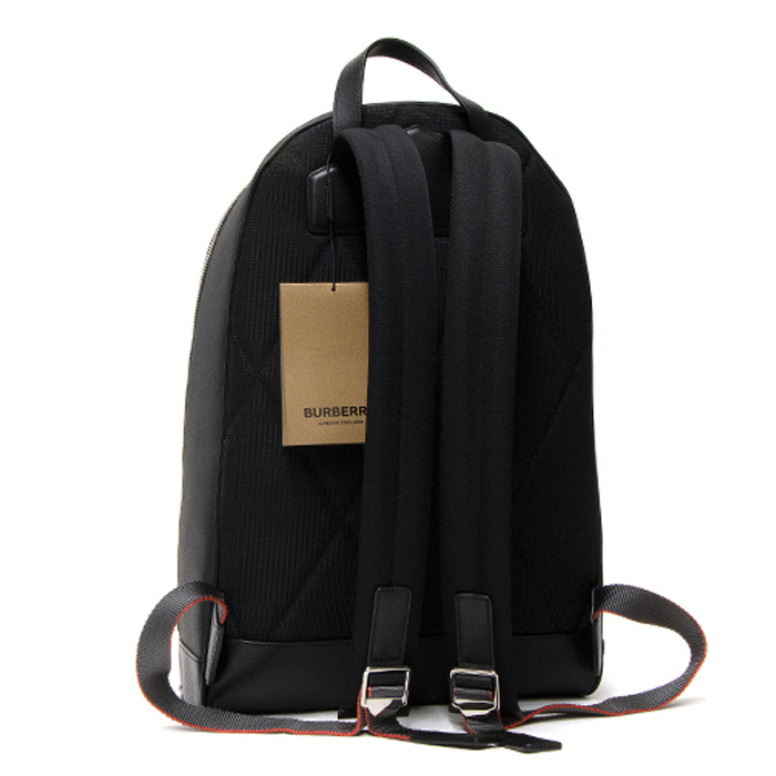 Image 2 of バーバリーバックパック 8013988DACH Rucksack London check & leather backpack dark charcoal ROCCO