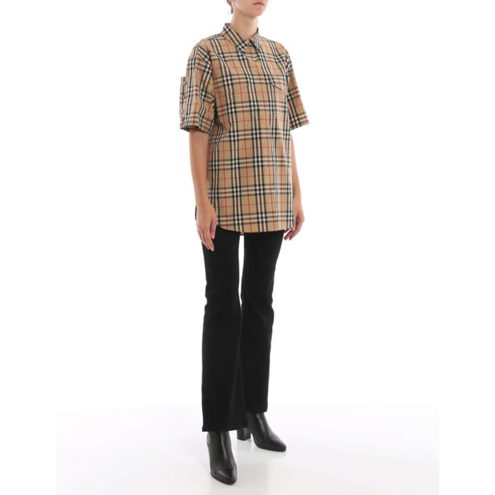 Image 2 of バーバリーレディシャツ Vintage check over shirt 8014223 Archive Beige 19FW