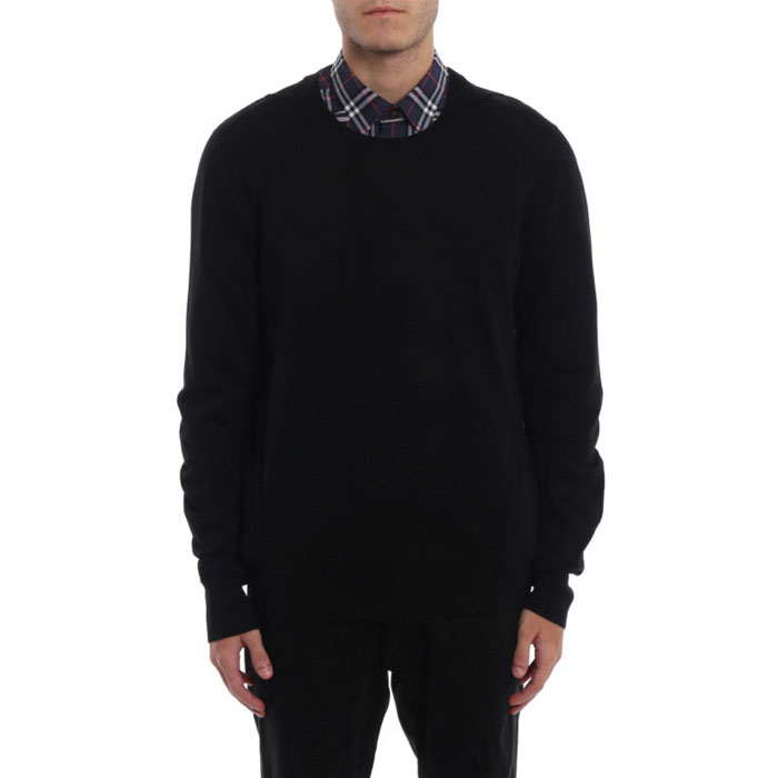 Image 2 of バーバリー メンズ セーター 4061741 Black Carter black wool sweater 19FW