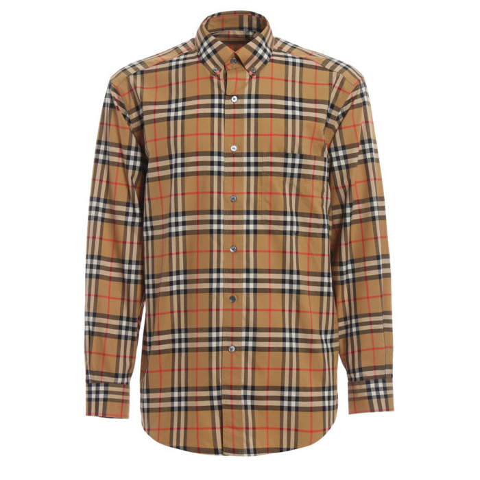 Image 1 of バーバリー メンズ シャツ 8001236AYIC Jameson b/d collar Vintage check shirt