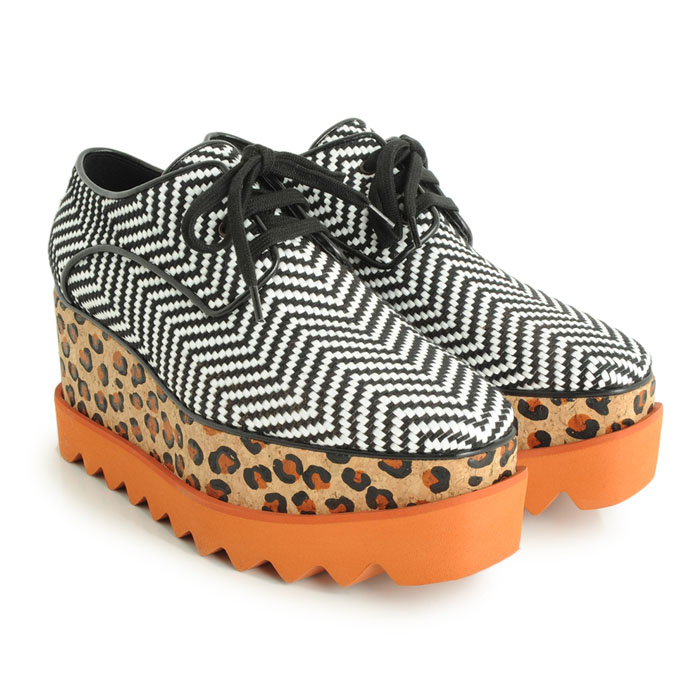 ステラマッカートニーレディースシューズ   453587 W1AV1 9034 Black,White