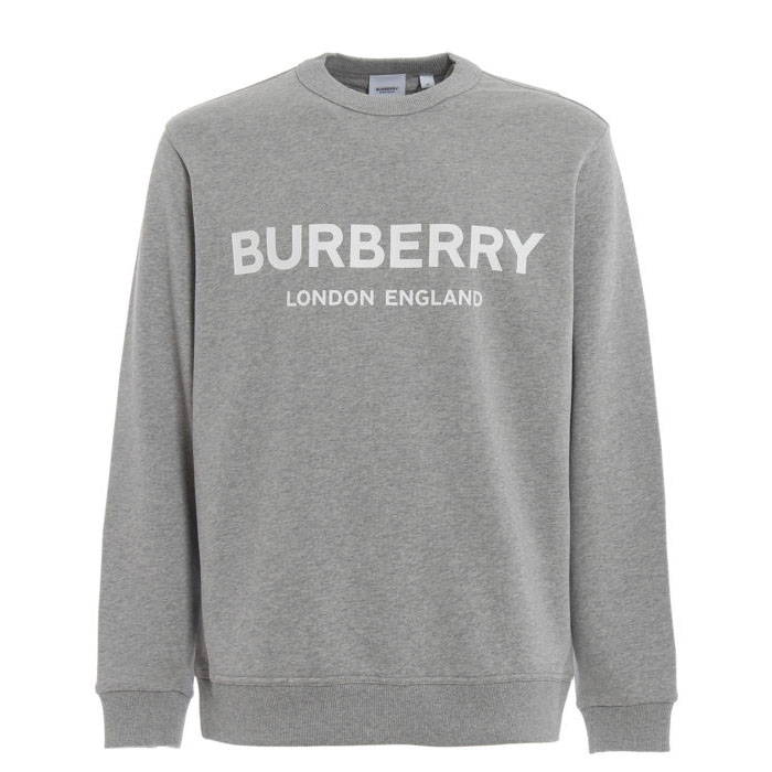 Image 1 of バーバリー メンズ スウェット シャツ 8009505 Pale Grey Melange Lanslow logo sweatshirt 19FW