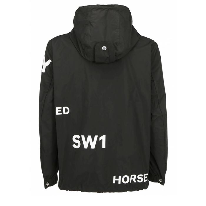 Image 2 of バーバリー メンズ ジャケット 8013857BLK Everton Horseferry print nylon jacket
