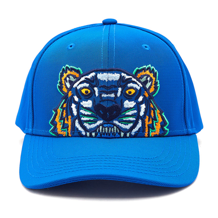 ケンゾーベースボールキャップ 帽子 タイガー刺繍 ブルー メンズ 5AC301 F20 70