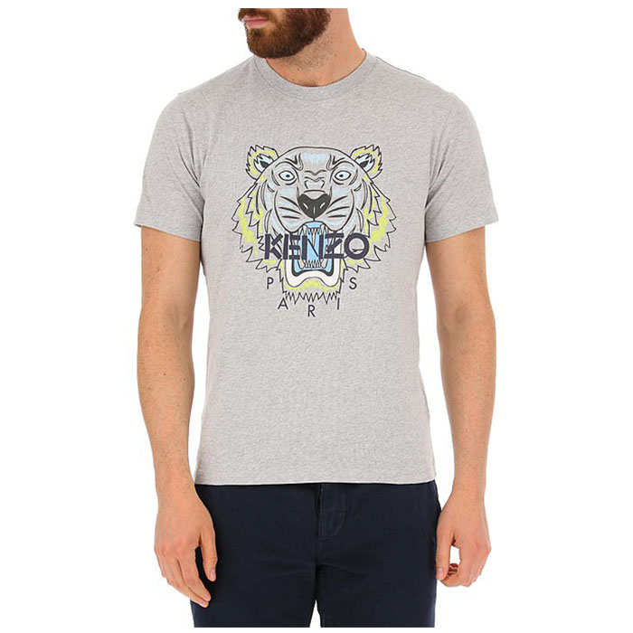 ケンゾーメンズ タイガープリントTシャツ  5TS050 4YA 94