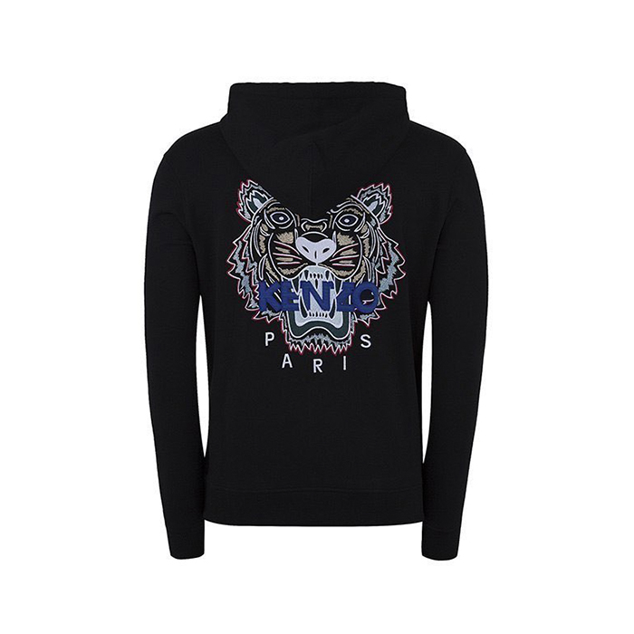 ケンゾーメンズタイガー刺繍柄フード付きスポーツジャケット 5BL721 4XA 99