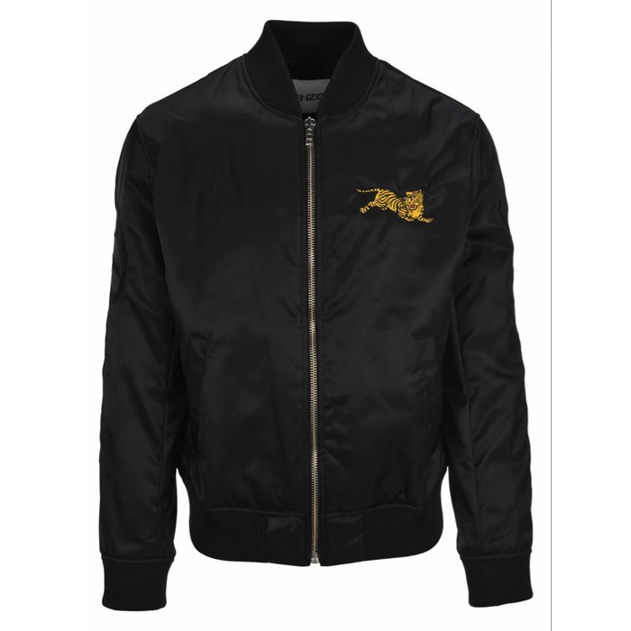 ケンゾーメンズジャンピングタイガーボンバージャケットブラック 5BL191 1NB 99