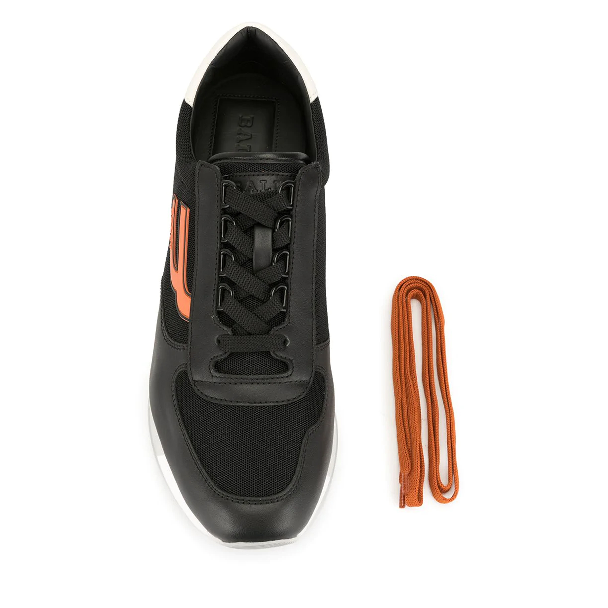 Image 2 of バリーメンズラバーコーティングカーフレザースニーカー 6230997 CP BLK