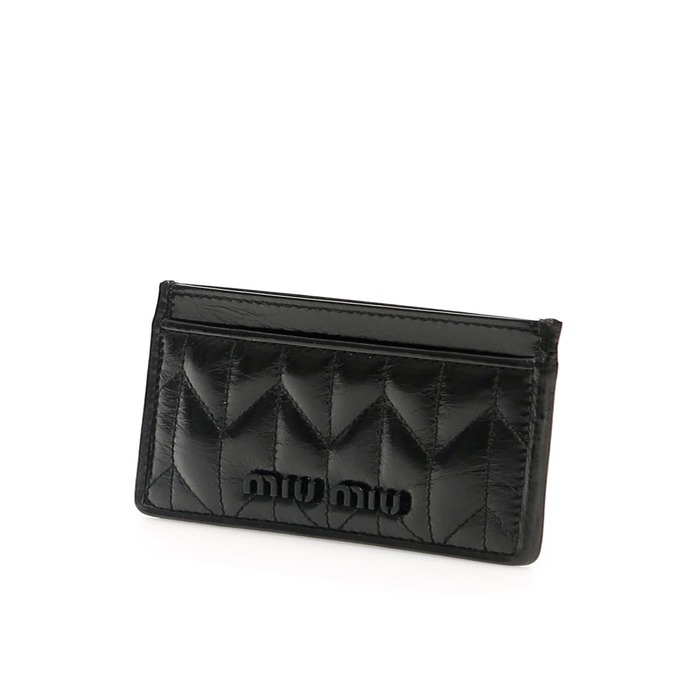 Image 2 of ミュウミュウレディース マテラッセ シャイニーカード財布  5MC208 2D6C NERO