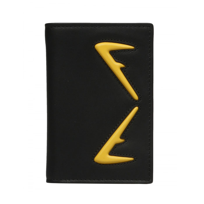Image 1 of フェンディウォレット 7M0262 A80S F025G BLACK Leather Card Holder