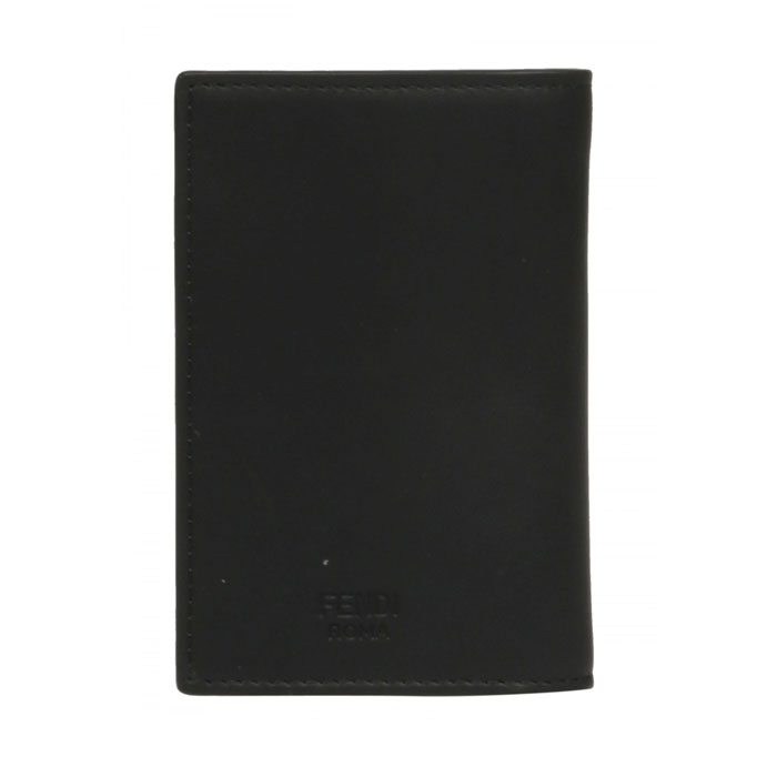 Image 2 of フェンディウォレット 7M0262 A80S F025G BLACK Leather Card Holder