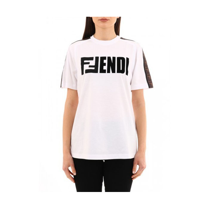 Image 2 of フェンディレディTシャツ FS7088 A5HQ F0ZNM WHITE