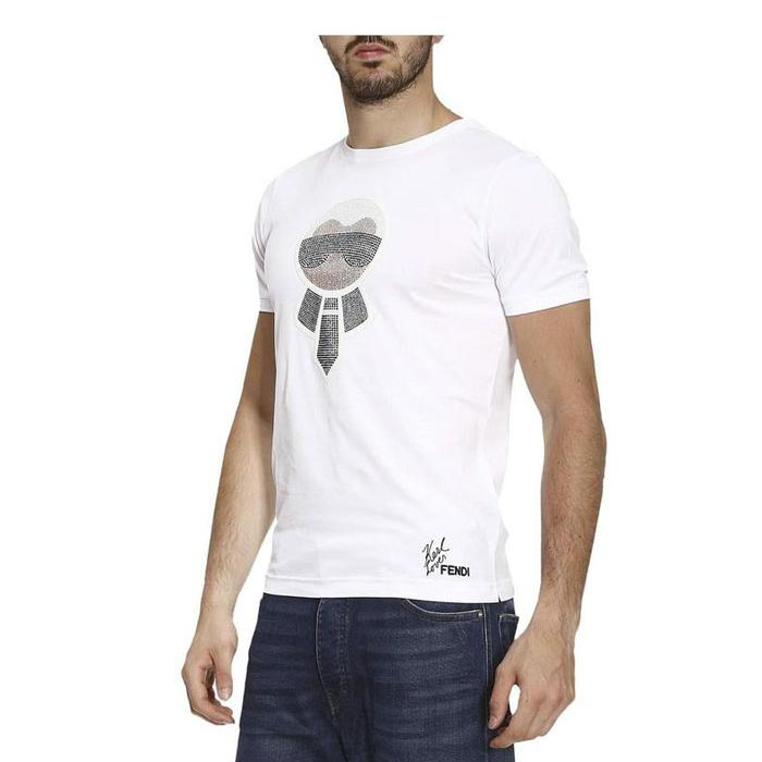 Image 2 of フェンディメンズTシャツ S FY0626 1YN F0QA0 WHITE