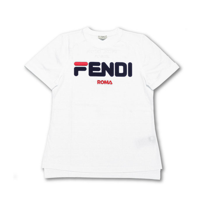 Image 1 of フェンディレディTシャツ FS7074 A5H1 F0ZNM WHITE