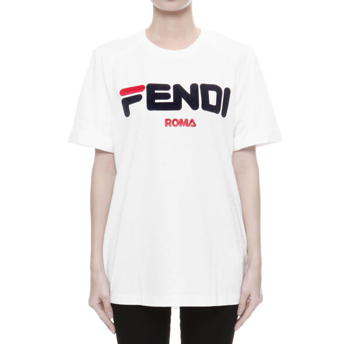 Image 2 of フェンディレディTシャツ FS7074 A5H1 F0ZNM WHITE
