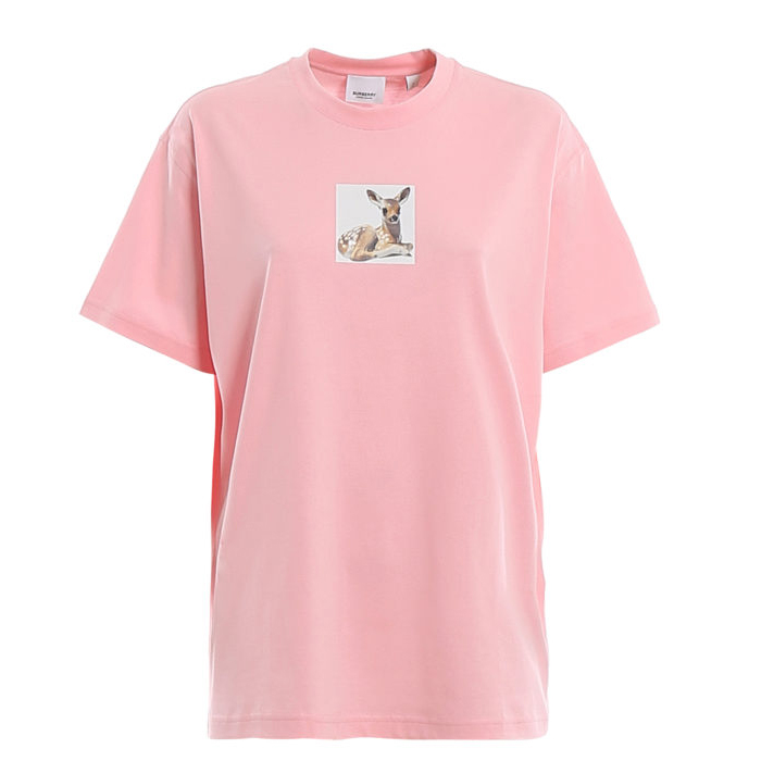 Image 1 of バーバリーレディース 半袖Tシャツ ピンク バンビ 8024652 CAPI