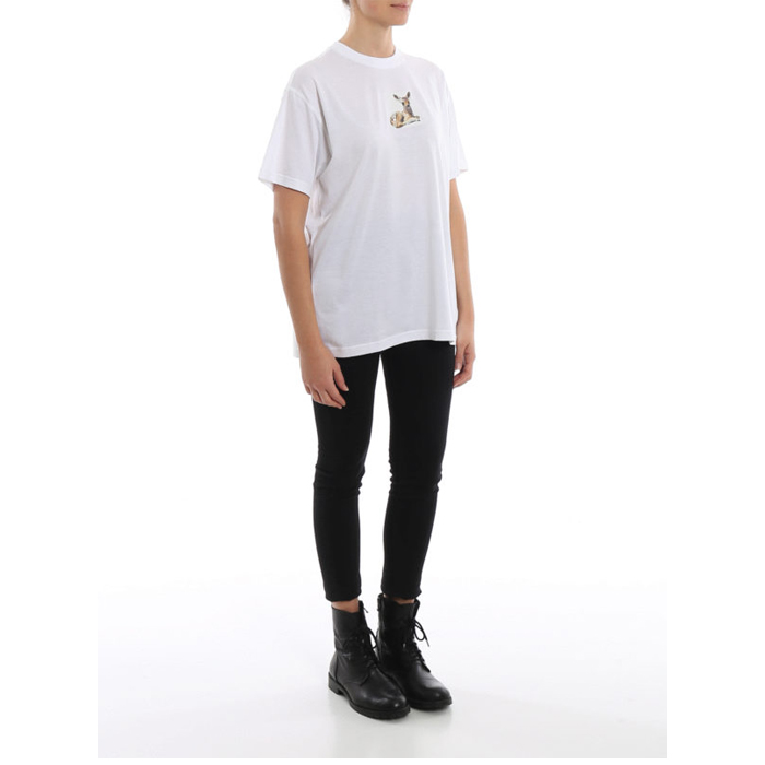 Image 2 of バーバリーレディース 半袖Tシャツ ホワイト バンビ 8024653 WHIT