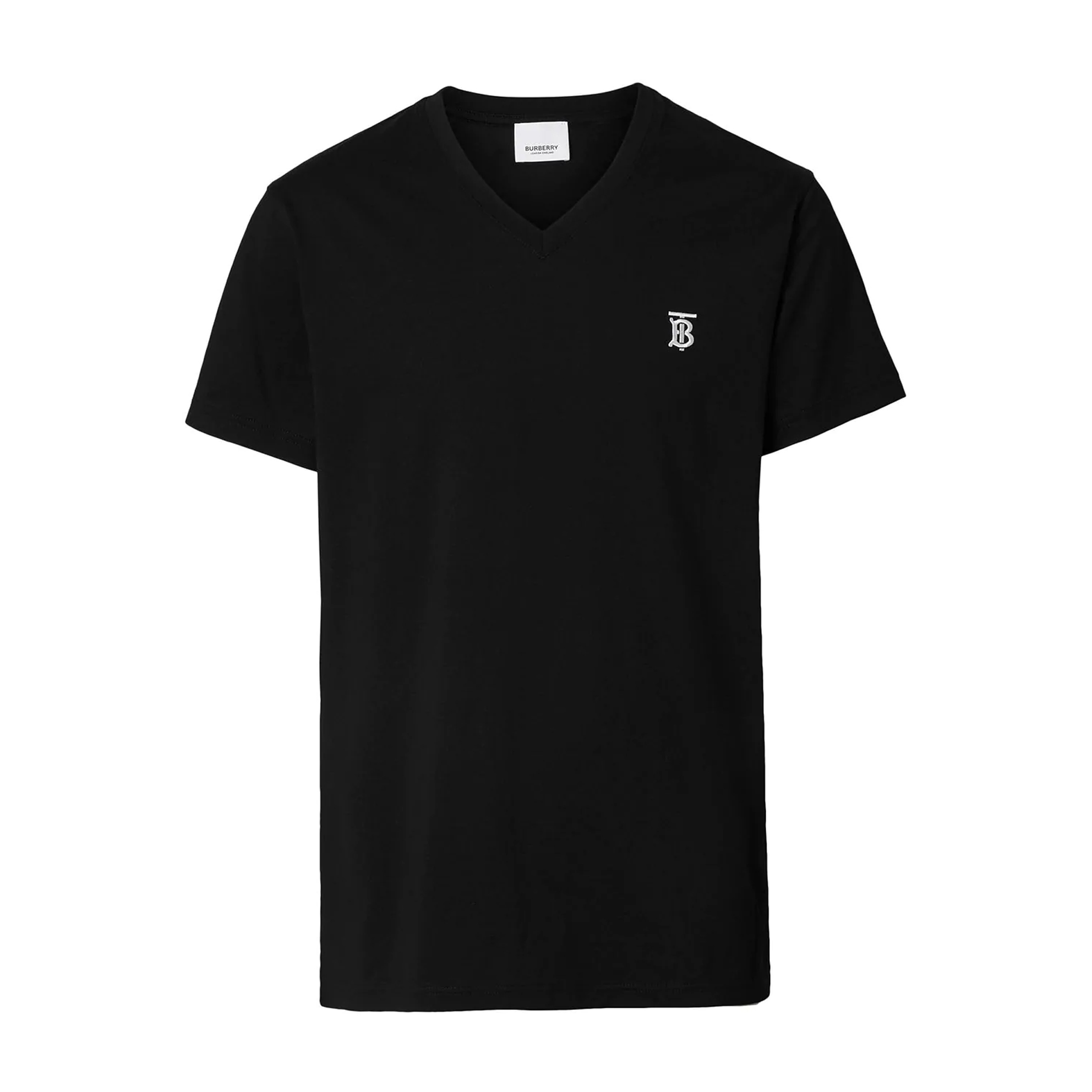 Image 1 of バーバリーVネック Tシャツ MARLET マーレット ブラック メンズ 8017255 BLK オーバーサイズ