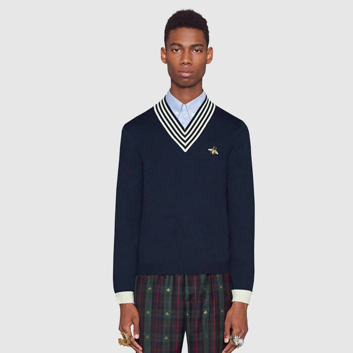 Image 2 of グッチ ビーパッチセーター  496442 X9I00 4650