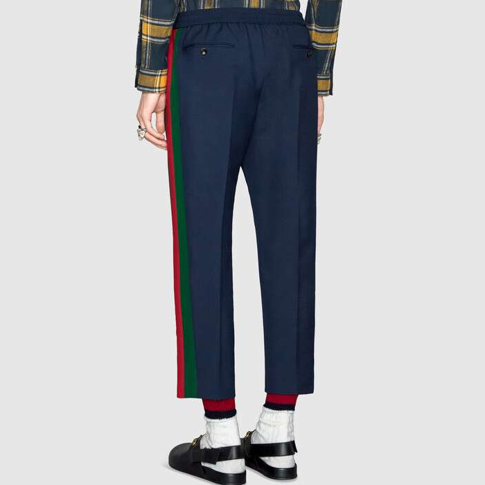 Image 2 of グッチ メンズネイビージョギングパンツ 493714 Z6903 4729