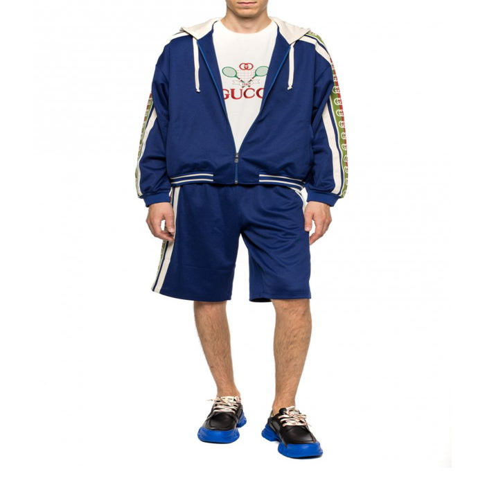 Image 2 of ロゴストライプ入りグッチスウェットシャツ 575758 XJA6S 4420