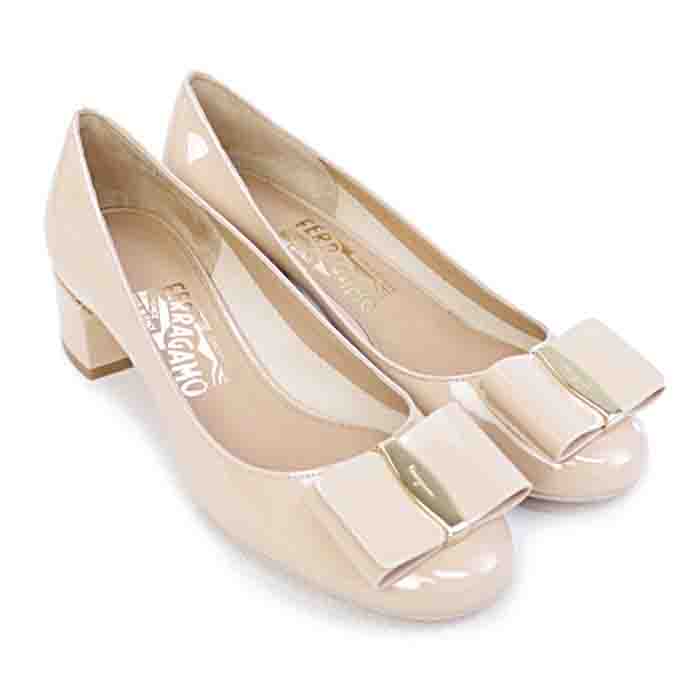 Image 2 of フェラガモレディシューズ 0660863 NP-C N-BI NEW BISQUE