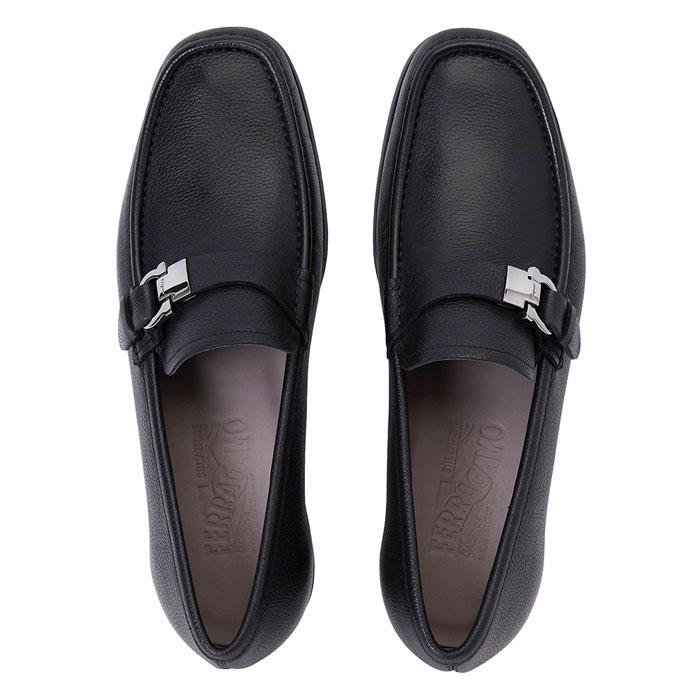 Boutique Cache - フェラガモメンズシューズ 0703762 P-C NERO Leather