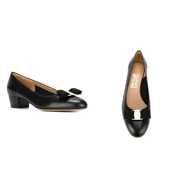 Image 2 of フェラガモレディシューズ 0574571 CALF NERO VARA Mattress Classic Shoes