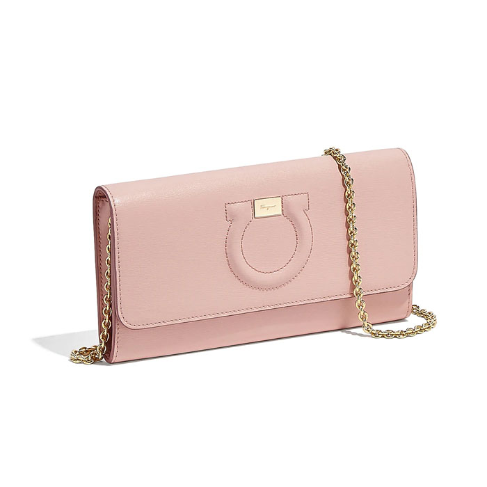 フェラガモバッグ 22-D292 CALF BON BON Pink/Begonia