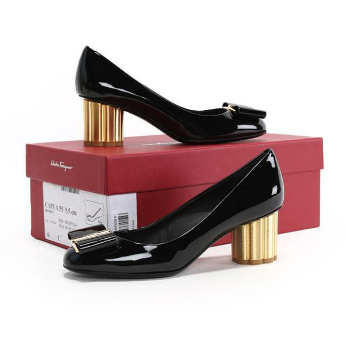 フェラガモレディシューズ 0695091 PA-C NERO BLACK