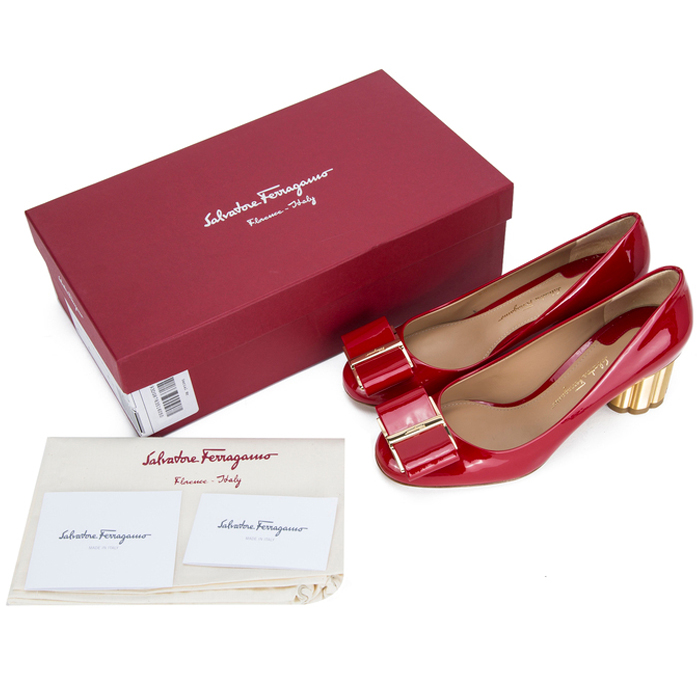 Image 2 of フェラガモレディシューズ 0695087 PA-C LIPS RED