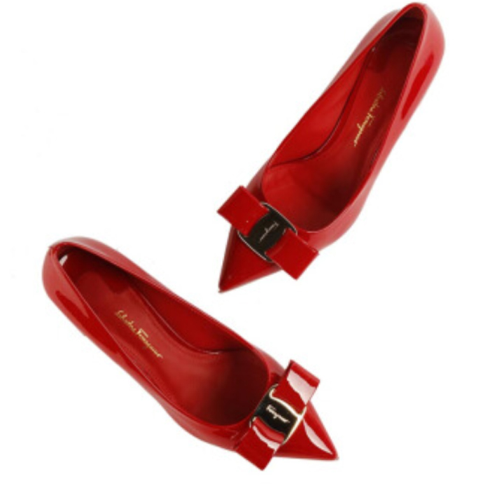 Image 2 of フェラガモレディシューズ 0693145 PA-C LIPS RED