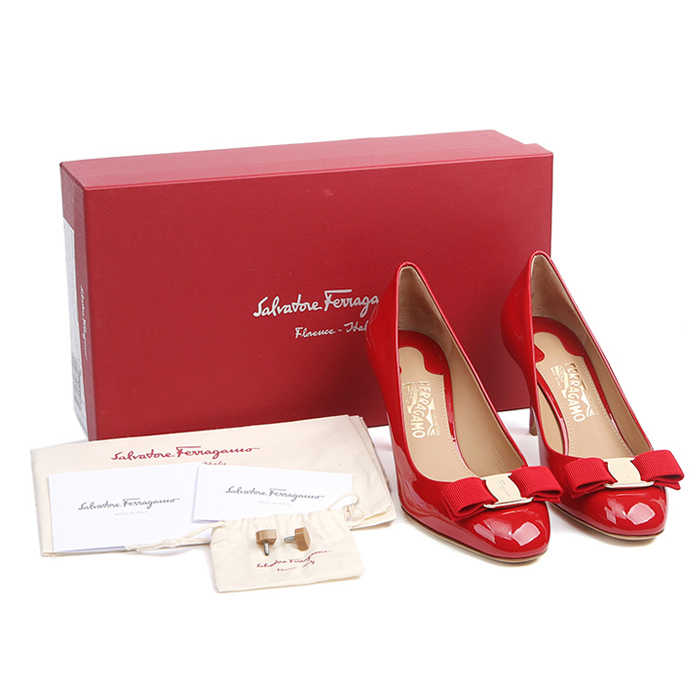 Image 2 of フェラガモレディシューズ 0685232 PA-C LIPS RED