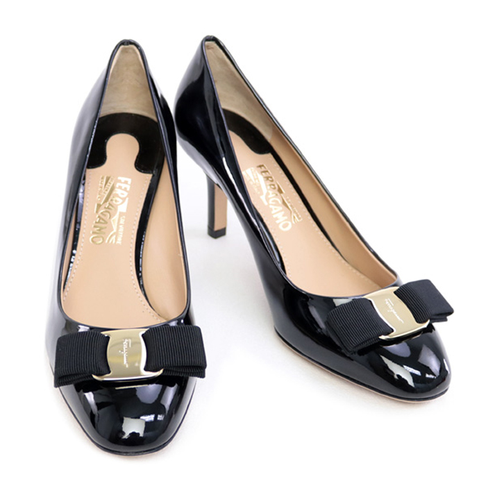 フェラガモレディシューズ 0685230 PA-C NERO BLACK