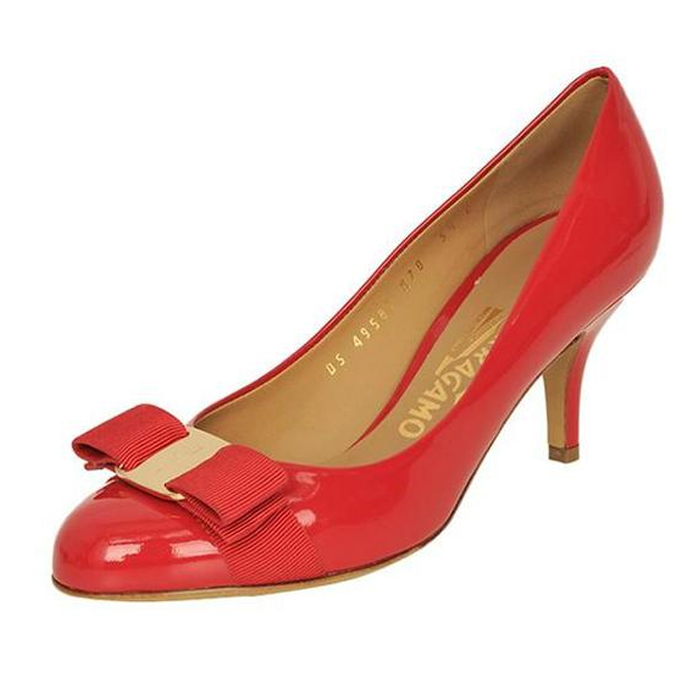 Image 2 of フェラガモレディシューズ 0655585 PA-C PAMP RED