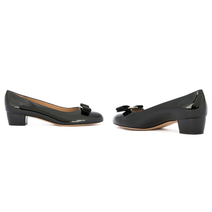 Image 2 of フェラガモレディシューズ 0574572 NAPLAK-CALF NERO Glitter Classic