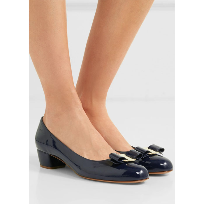 Image 2 of フェラガモレディシューズ 0539449 NAPLAK-CALF OXFORD BLUE Pumps Blue