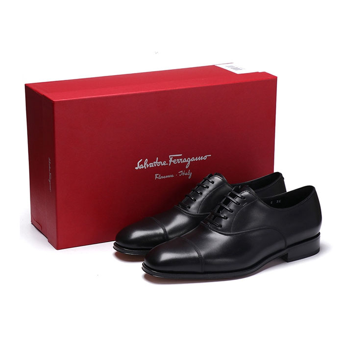 Image 2 of フェラガモメンズシューズ 0636705 CALF NERO Leather Loafers
