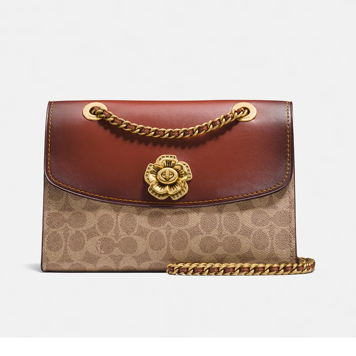 コーチシグネチャーパーカーショルダーバッグ 30585 B4RU