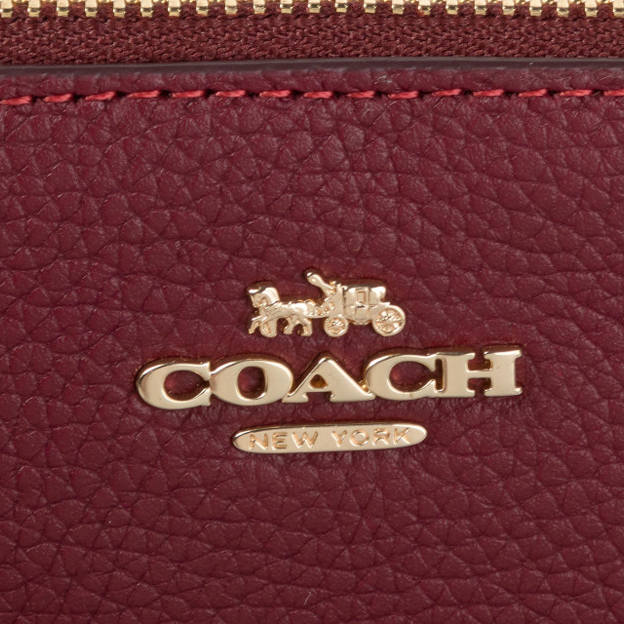 Image 2 of コーチポリッシュドペブルスモールリストレットクラッチバッグ 22952 GDDPR