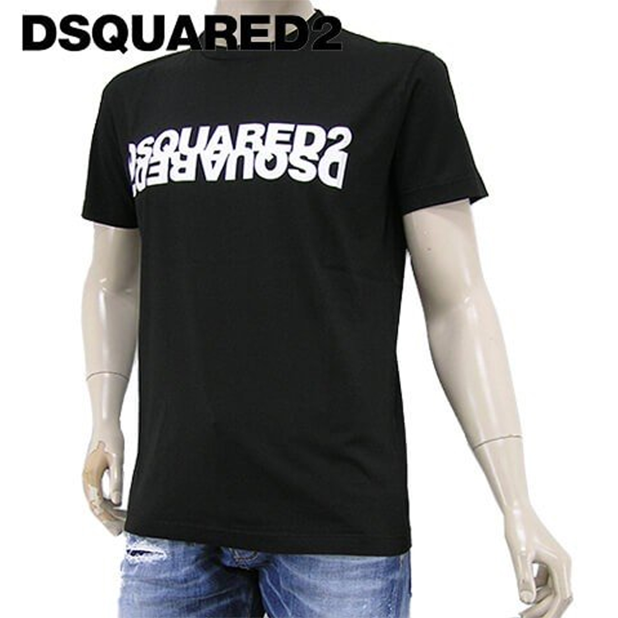 DSQUARED2 メンズTシャツ S74GD0635 S22427 900 BLACK