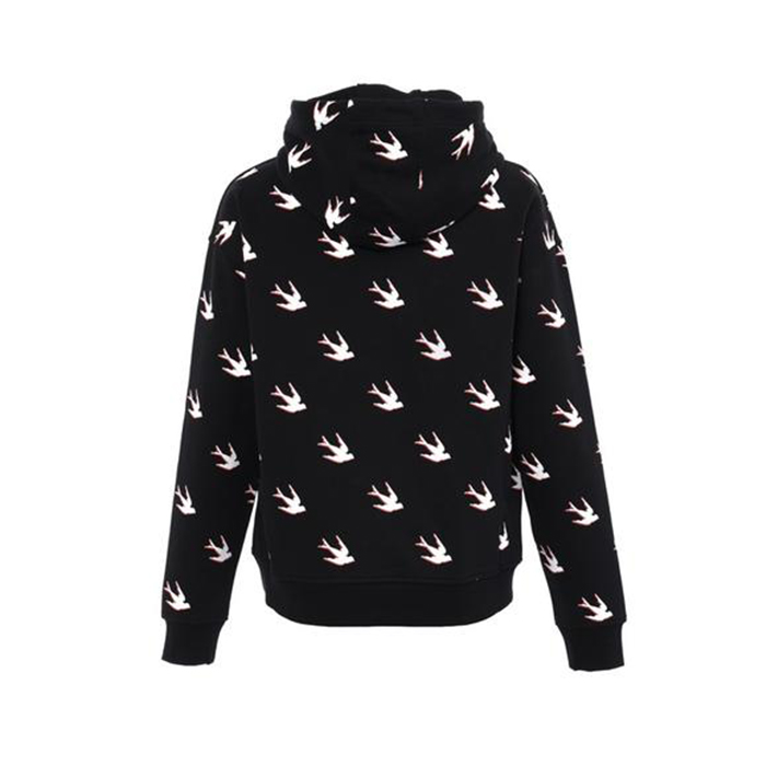 アレキサンダー マックイーンレディースブラックスワローパーカ  577663 OJ60 1000