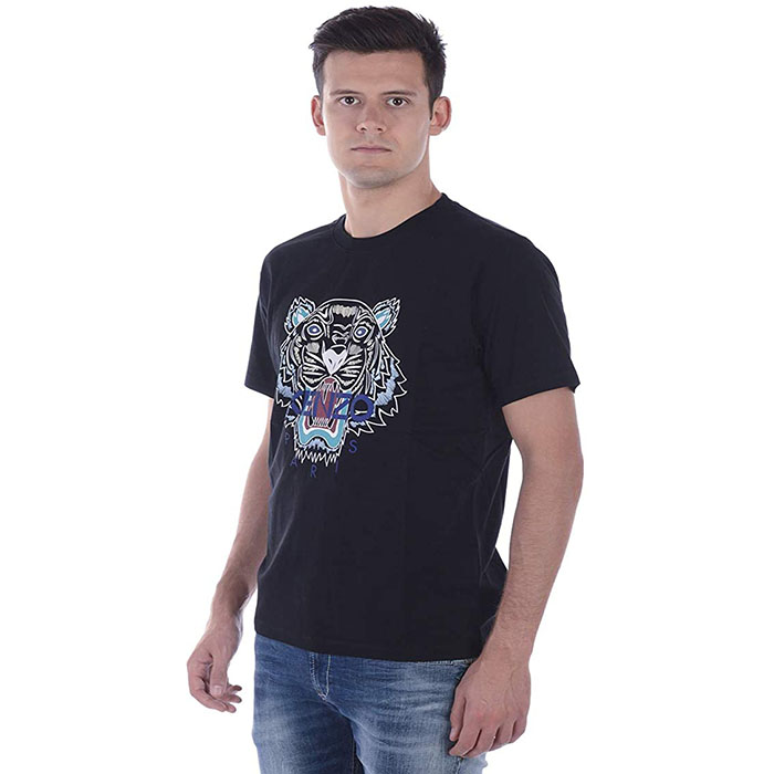 ケンゾーメンズ タイガープリントTシャツ F865TS050 4YA 99