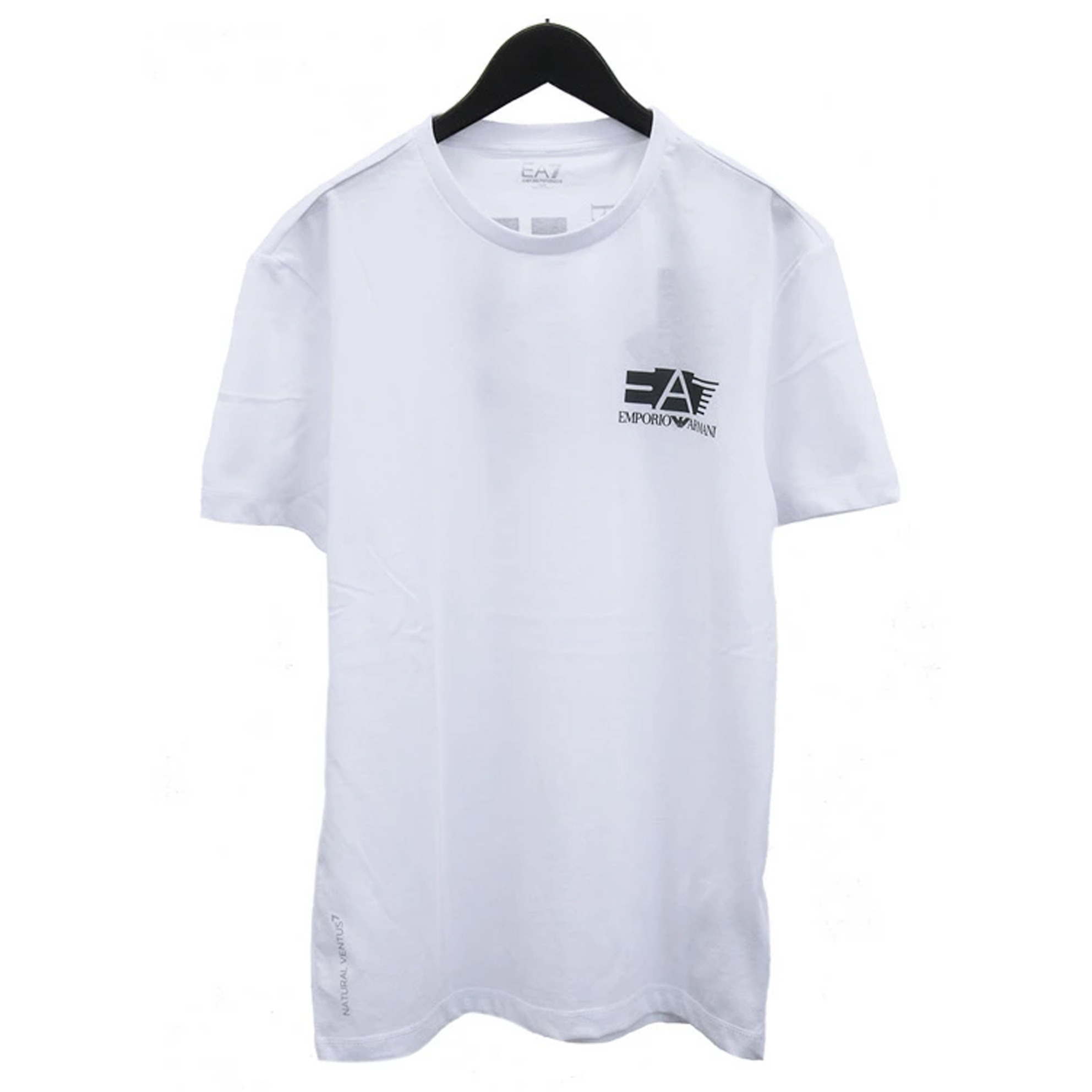 Image 1 of EA7 エンポリオアルマーニ イーエーセブン メンズ  ホワイト Tシャツ3HPT29 PJJ6Z 1100